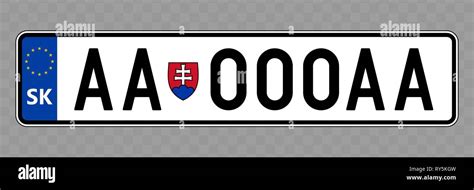 Vehicle registration plates of Slovakia .